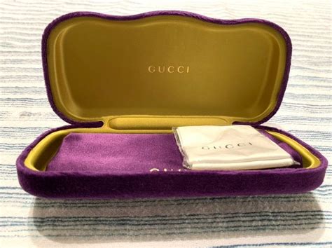 gucci purple sunglasses case|gucci sunglasses case replacement.